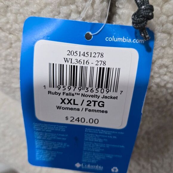 🐢 Columbia Women's Sherpa Ruby Falls™ Novelty Jacket NWT Fuzzy Teddy Bear Coat! - Picture 11 of 17